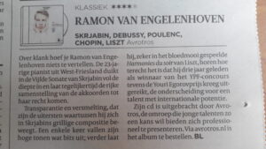 Recensie Ramon Van Engelenhoven 24.01.19